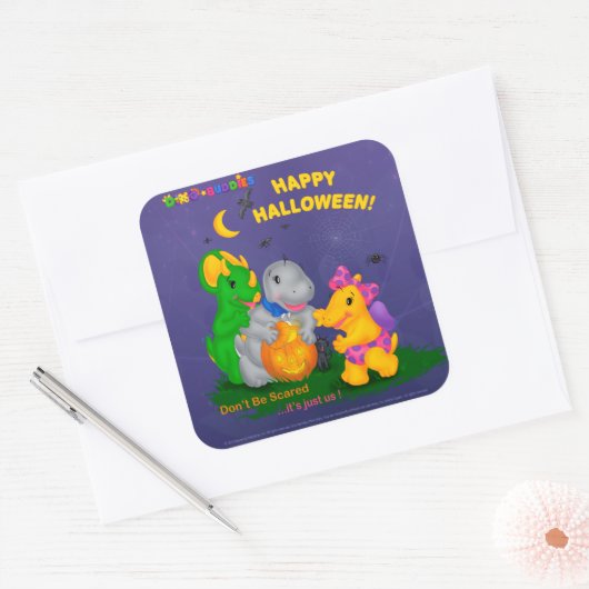 Dino-Buddies™ Stickers - Halloween Scene (Envelop)