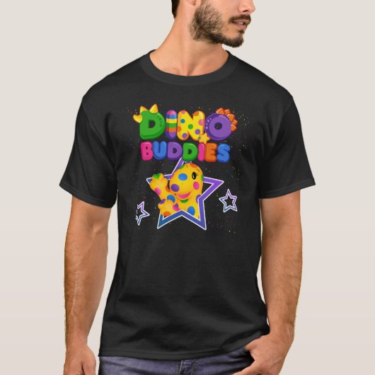 Dino-Buddies™ T-Shirt - Rollo w/Star Scene (Voorkant)