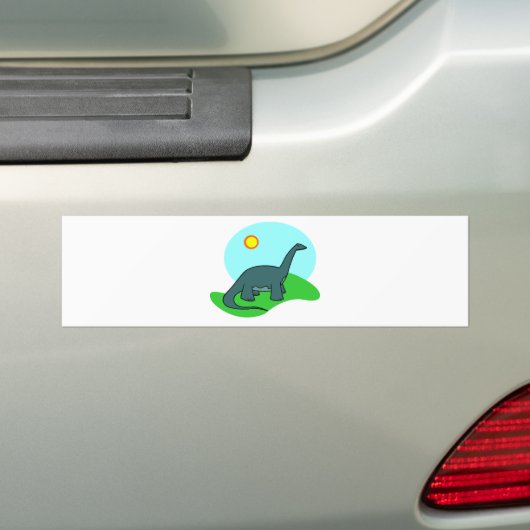 Dino Bumpersticker (Op auto)