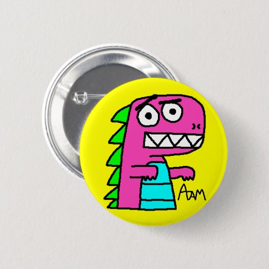 Dino Button (Voorkant /achterkant)