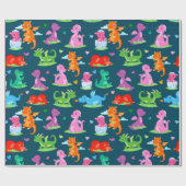 Dino  cadeaupapier (Vlak)