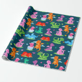 Dino  cadeaupapier (Uitgerold)