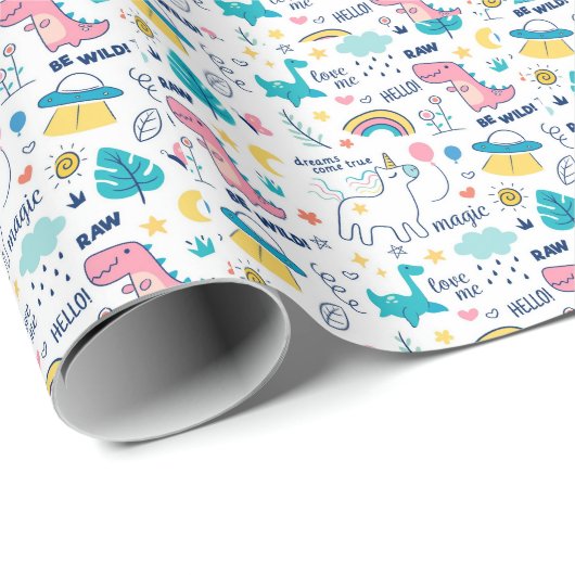 Dino Cadeaupapier (Rol Hoek)