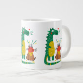 Dino & capy grote koffiekop (Voorkant rechts)