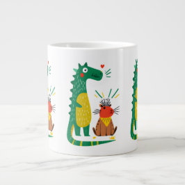 Dino & capy grote koffiekop