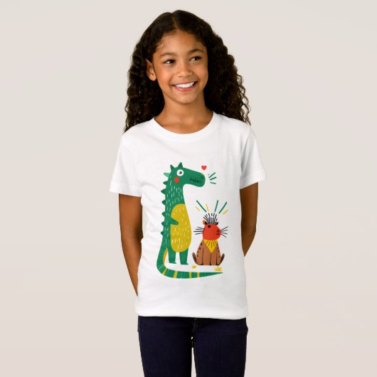 Dino & capy t-shirt (Voorkant volledig)