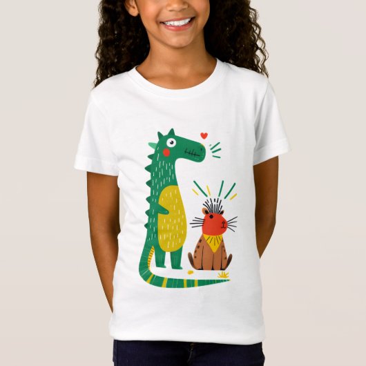 Dino & capy t-shirt (Voorkant)