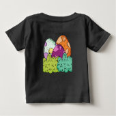 Dino Chick 2 Baby fijne jersey T-shirt (Achterkant)