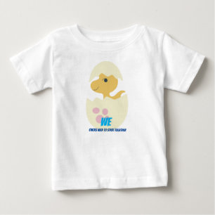 Dino Chick 2 Baby fijne jersey T-shirt