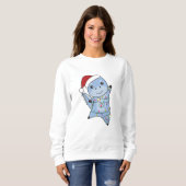 Dino Christmas Dinos Winter Animals Trui (Voorkant volledig)