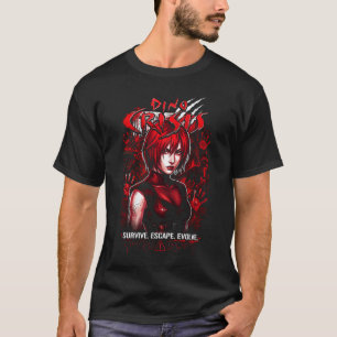 Dino Crisis Regina 12 Basis Donker T-Shirt