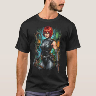 Dino Crisis Regina Survival Horror Heldin T-shirt