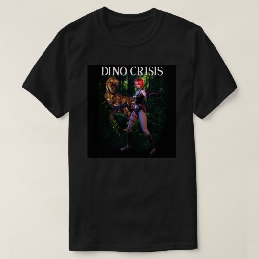 Dino Crisis Regina T-Rex Poster.png T-shirt (Design voorkant)