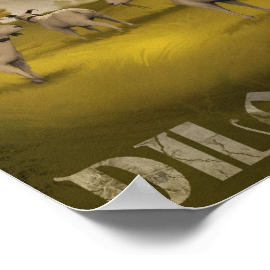 Dino D-Day: Dilophosaurus Poster (Hoek)