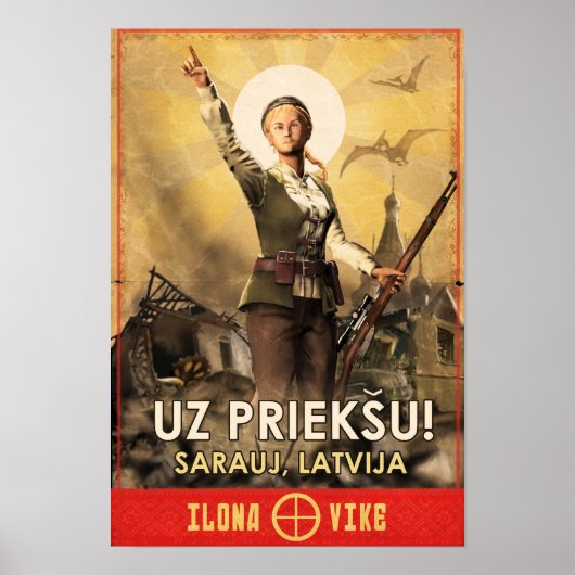 Dino D-Day: Ilona Vike Poster (Voorkant)