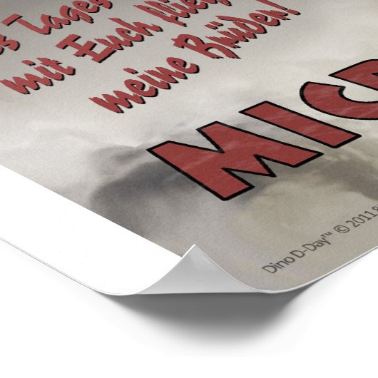 Dino D-Day: Microraptor Poster (Hoek)