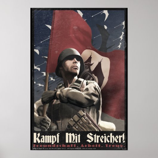 Dino D-Day: Streicher Poster (Voorkant)