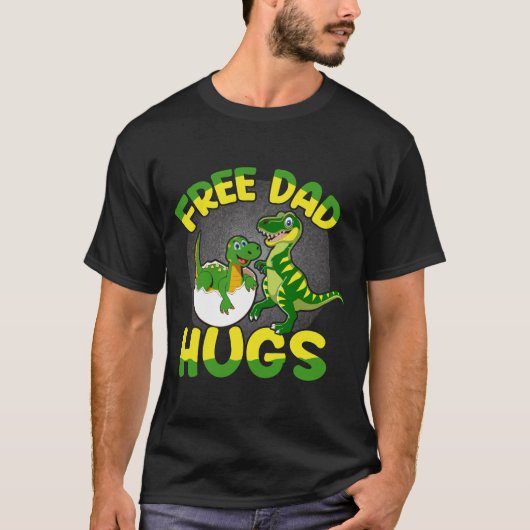 Dino Dad Hugs T-shirt (Voorkant)