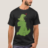 Dino Daddy with small Rex Dinosaur T-shirt (Voorkant)