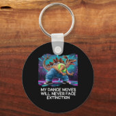 Dino Dans Pret Dinosaurius Danst Sleutelhanger (Voorkant)