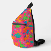 Dino Dash Print Cut Naaizak Sling Bag (Rechterhoek)