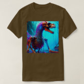 Dino Dawn geborsteld Paleontologische Awakenings T T-shirt (Design voorkant)