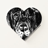 Dino de Great Dane Notitieboek (Achterkant)