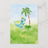 Dino Delight Boek voor Baby Informatiekaartje (Achterkant)