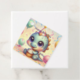 Dino Delight Favor Tags Bedankjes Labels