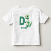 Dino Delight - Peuter Alphabet Adventure T-shirt (Voorkant)
