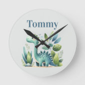 Dino Delight Ronde Klok (Voorkant)