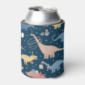 Dino Delight: Verjaardagsfeestplezier Blikjeskoeler (Blikje Voorkant)