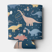 Dino Delight: Verjaardagsfeestplezier Blikjeskoeler (Achterkant)