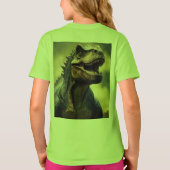 Dino Design Girls' Basic T-shirt (Achterkant)