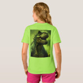 Dino Design Girls' Basic T-shirt (Achterkant volledig)
