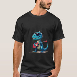 Dino die gitaar speelt T-shirt