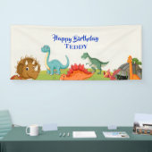 Dino Dief Verjaardagsfeest Banner (Beurs)