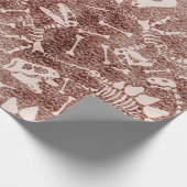 Dino Dig brown Cadeaupapier (Hoek)