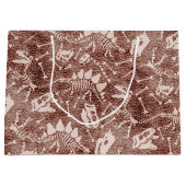 Dino Dig brown Groot Cadeauzakje (Voorkant)