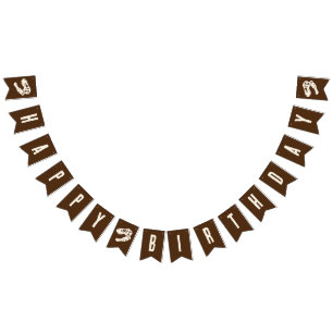 Dino Dig Dinosaurus Opgraving Gelukkige Verjaardag Vlaggetjes