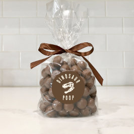 Dino Dig Dinosaurus Pop Uitgraving Verjaardagstrak Ronde Sticker