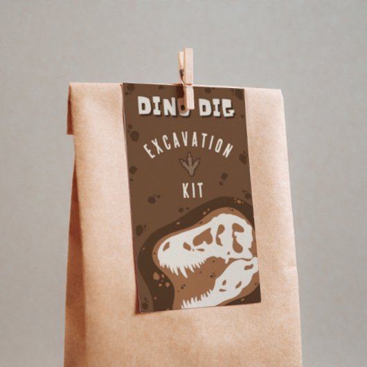 Dino Dig Dinosaurus Uitgraving Kit Favor Kaarten