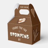 Dino Dig Dinosaurus Uitgraving Verjaardag Favoriet Bedankdoosjes (Achterkant)