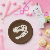 Dino Dig Dinosaurus Uitgraving Verjaardagsfeest Papieren Bordje (Feest)
