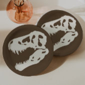 Dino Dig Dinosaurus Uitgraving Verjaardagsfeest Papieren Bordje