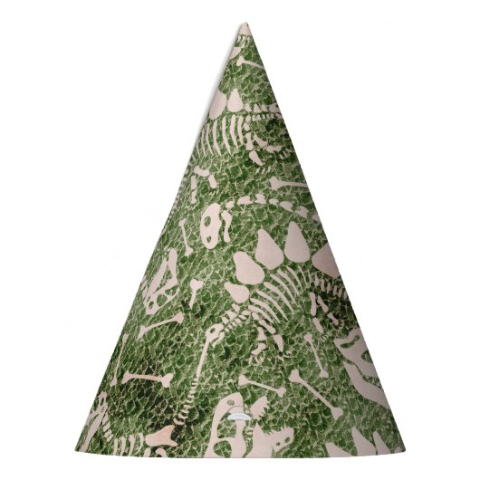 Dino Dig green Feesthoedjes (Links)