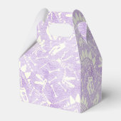 Dino Dig lavender Favor Box Bedankdoosjes (Achterkant)