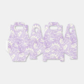 Dino Dig lavender Favor Box Bedankdoosjes (Uitgevouwen)
