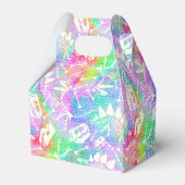 Dino Dig Rainbow Favor Box Bedankdoosjes (Achterkant)