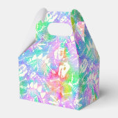 Dino Dig Rainbow Favor Box Bedankdoosjes (Voorkant Zijde)